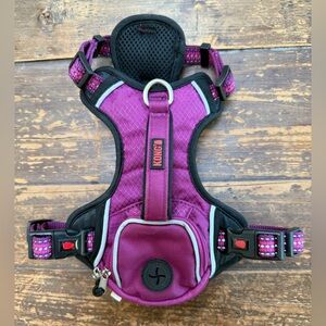(Kong) Dog Harness Reflective Pocket Pink - Small